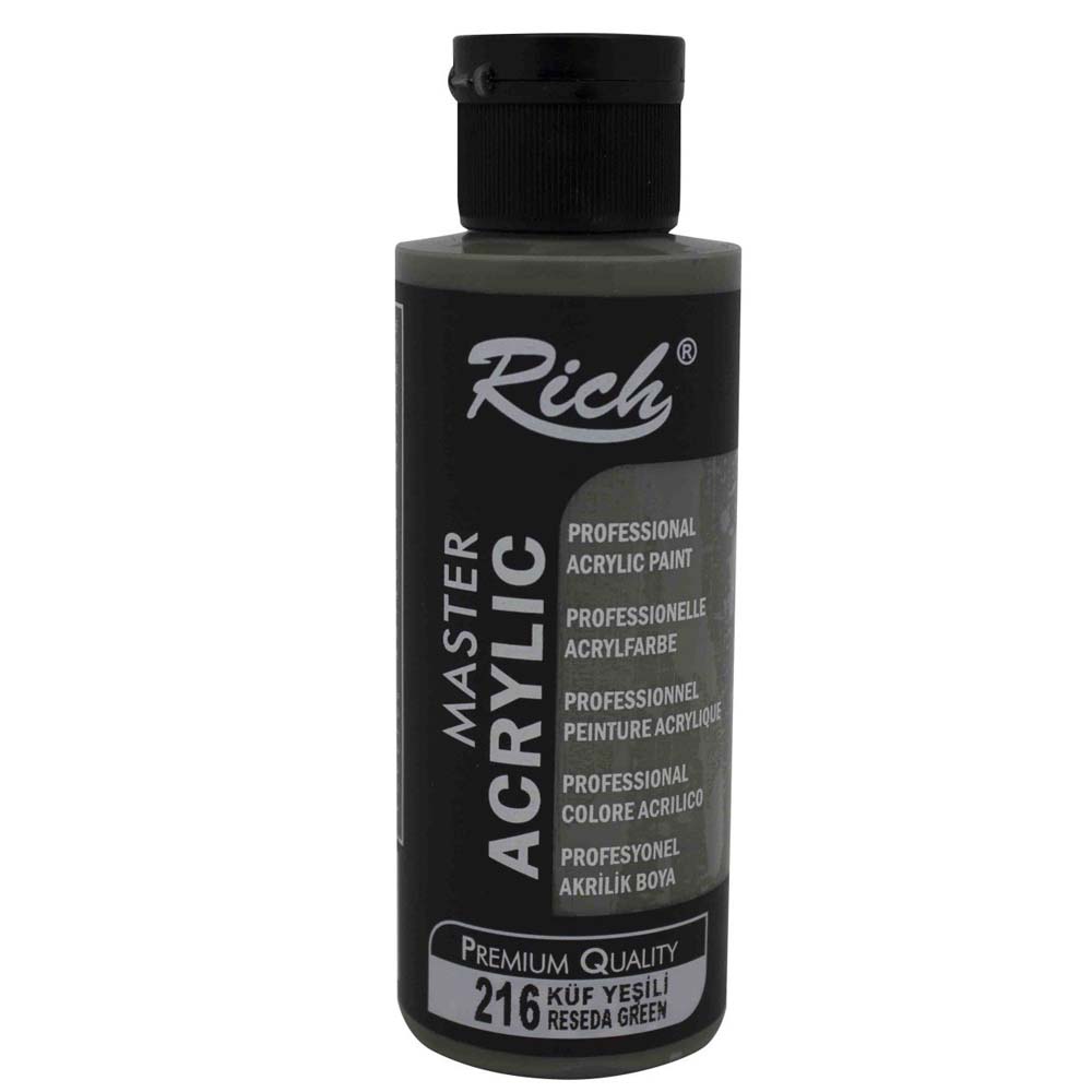 RİCH AKRİLİK BOYA MASTER 120 CC KÜF YEŞİLİ 120-216