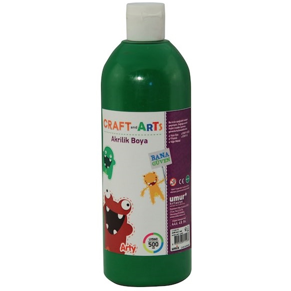 Craft And Arts Akrilik Boya 500 Ml Yeşil