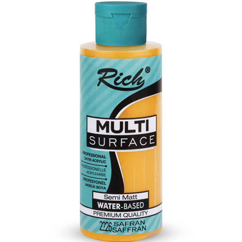 RİCH AKRİLİK BOYA MULTİ SURFACE 120 CC SAFRAN 2226