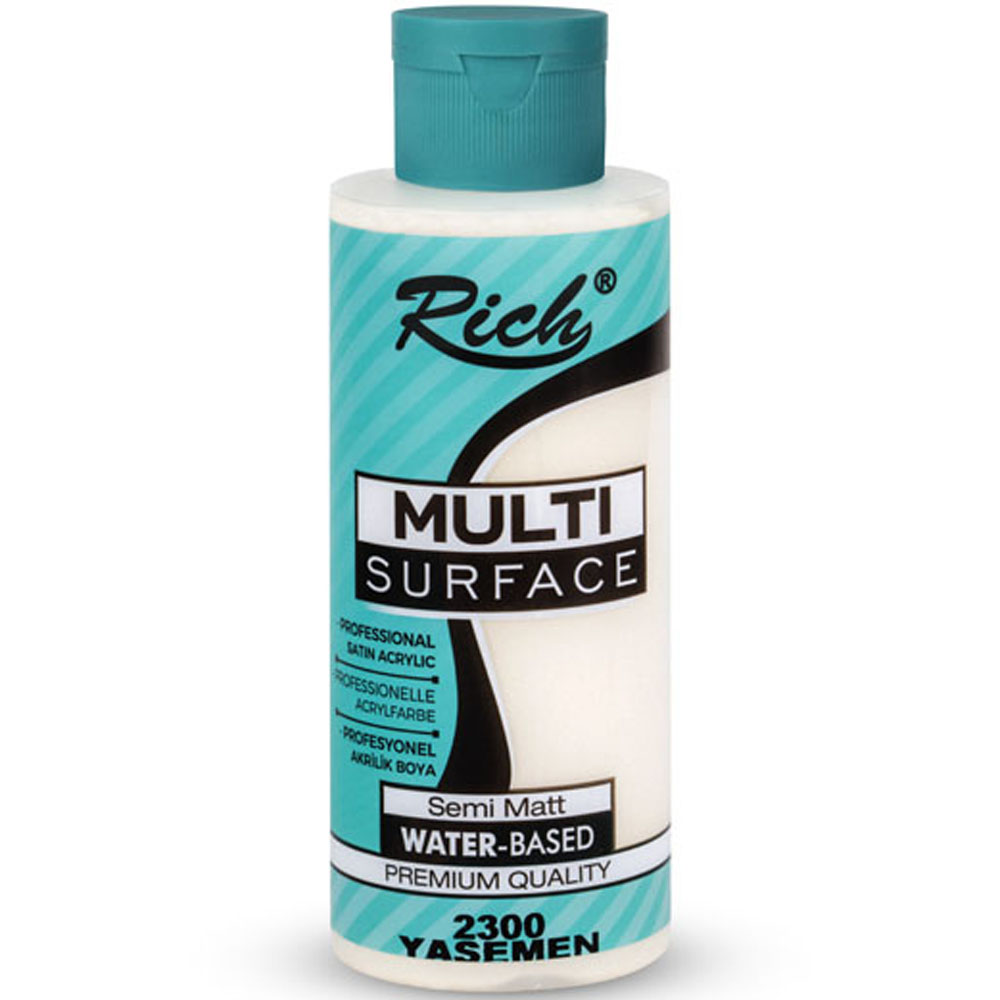 RİCH AKRİLİK BOYA MULTİ SURFACE 120 CC YASEMEN 2300