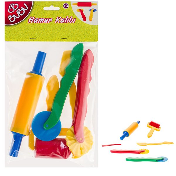 Bu-Bu Oyun Hamuru Kalıbı 10 Parça Bubu00001