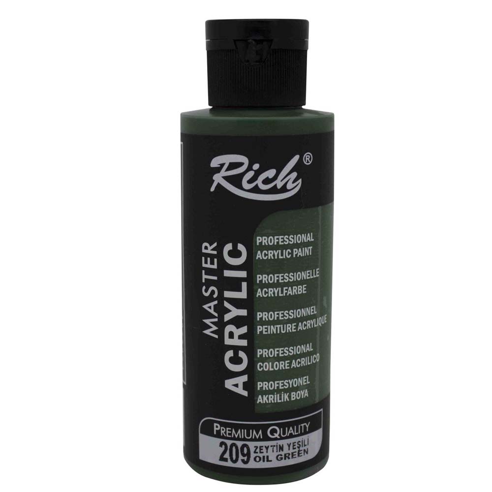 Rich Akrilik Boya Master 120 Cc Zeytin Yeşili 120-209