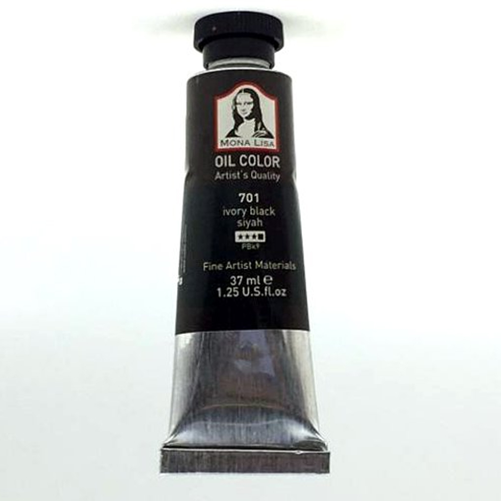 Mona Lisa Yağlı Boya 37 Ml Siyah 701