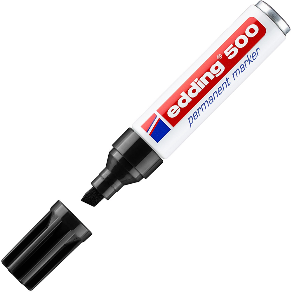 EDDİNG MARKÖR PERMANENT KESİK UÇLU 2-7 MM SİYAH 500