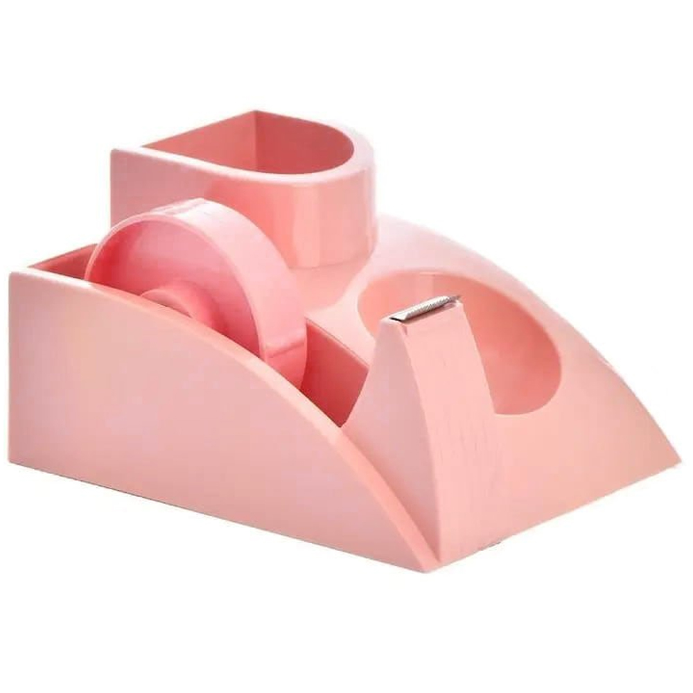 OPS MASA SETİ KALEMLİK BANT MAKİNALI PLASTİK PASTEL PEMBE KLM 304