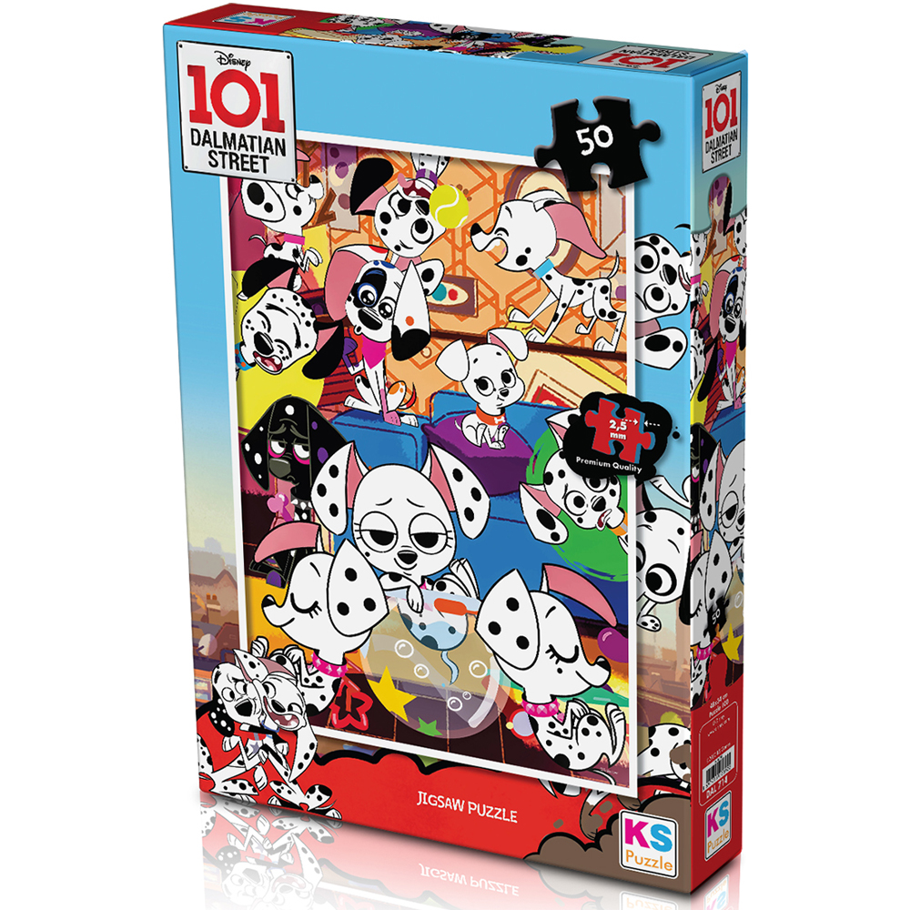 KS GAMES PUZZLE 50 PARÇA 101 DALMATİAN 709