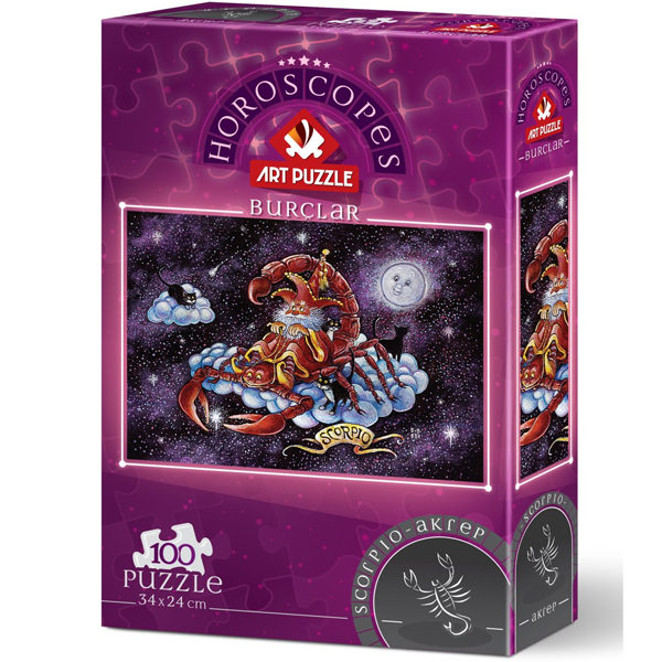 Art Puzzle100 Parça Burçlar Karma Stand
