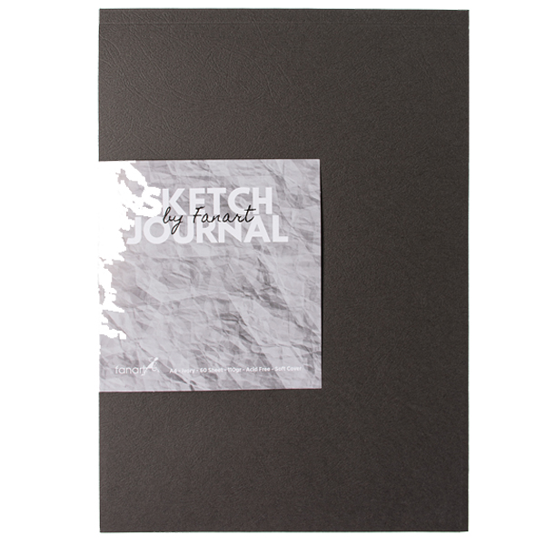 Fanart Academy Sketch Journal 110 Gr 60 Yp A4 Gri 8661