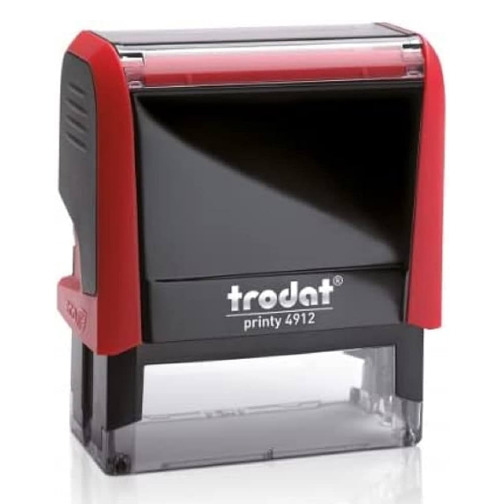 TRODAT STANDART KAŞE OTOMATİK 47X18 KARIŞIK KASA SİYAH KEÇE 4912