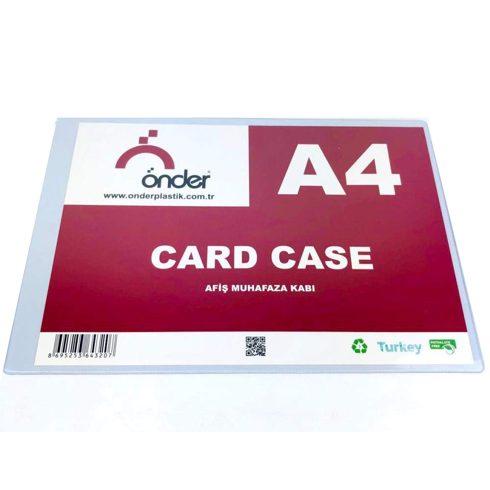 Önder Tabela Poşeti (Afiş Muhafaza Kabı) Asetat A4 - 10'lu Paket