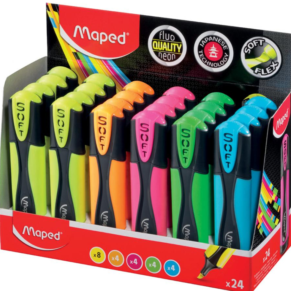 MAPED FOSFORLU KALEM ULTRA YUMUŞAK UÇ KARIŞIK 746037