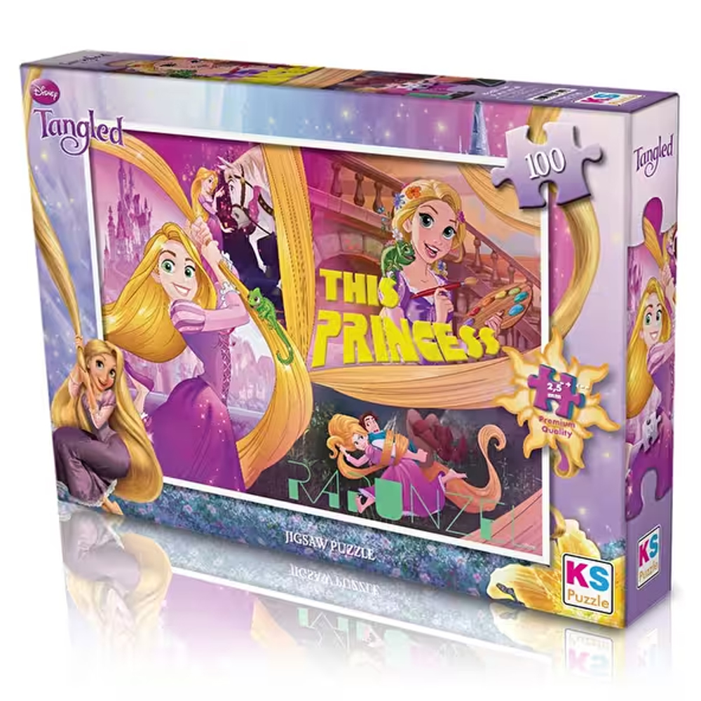 KS GAMES PUZZLE 100 PARÇA TANGLED TG 714