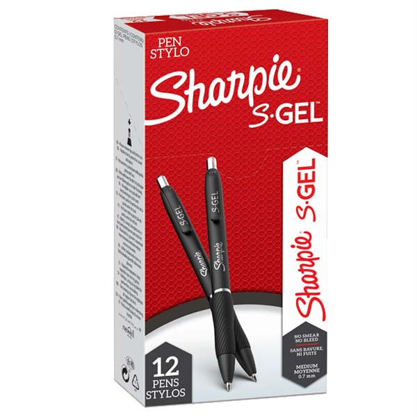Sharpie Gel Jel Mürekkepli Kalem 0.7 Mm Siyah Sh-2136595 - 12'li Paket