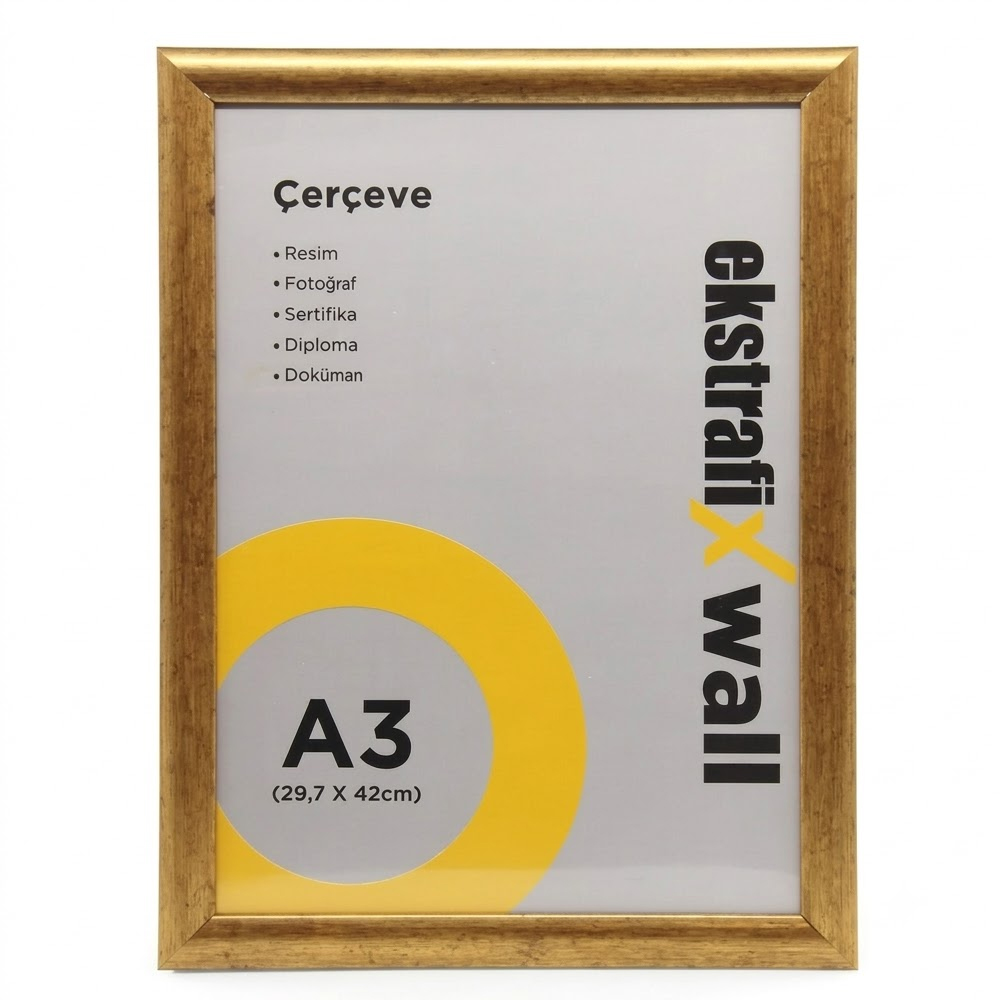 EKSTRAFİX ÇERÇEVE A3 22 Lİ ALTIN FİX-ÇA010