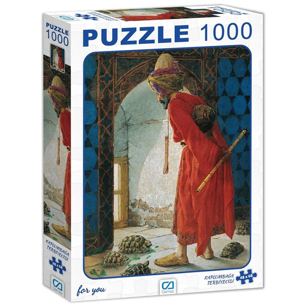 CA GAMES PUZZLE 1000 PARÇA KAPLUMBAĞA TERBİYECİSİ
