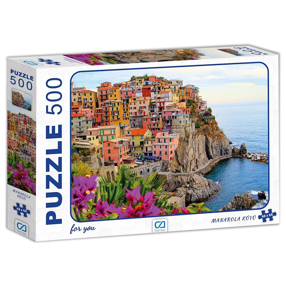 CA GAMES PUZZLE 500 PARÇA MANAROLA KÖYÜ 7505
