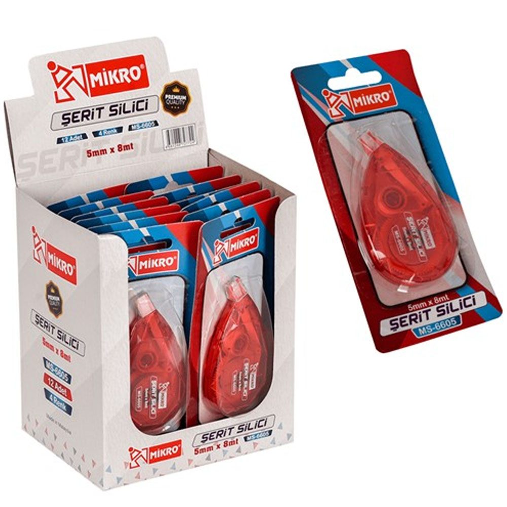 Mikro Şerit Daksil 5Mmx8Mt Ms-6605 - 12'li Paket