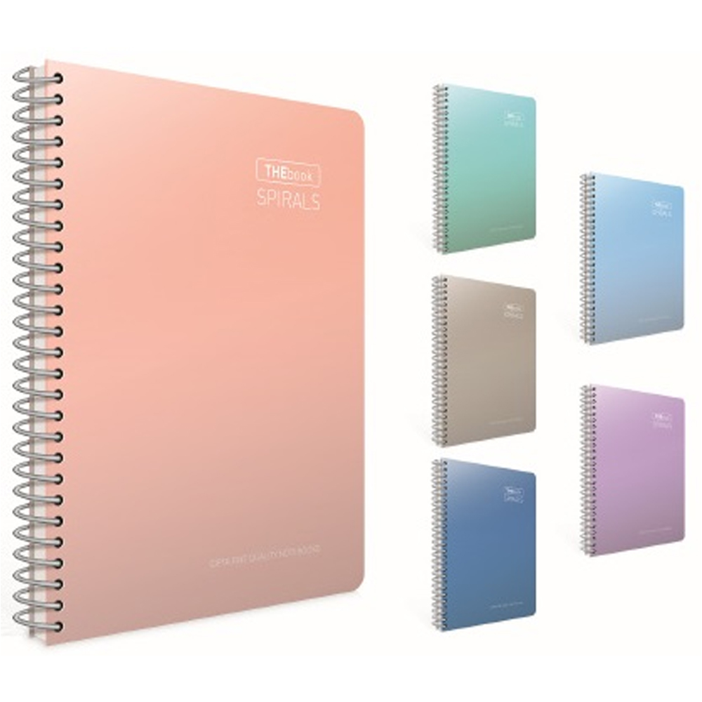 Gıpta Thebook spirals Spiralli Sert Kapak Defter 17x24-100 YP Çizgili