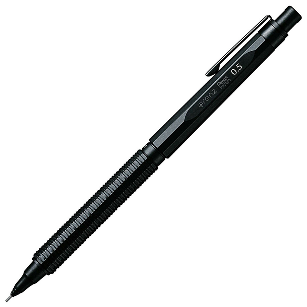 PENTEL ÇİZİM KALEMİ MAT KARBON SİYAH GÖVDE 0.5 MM PP3005-A
