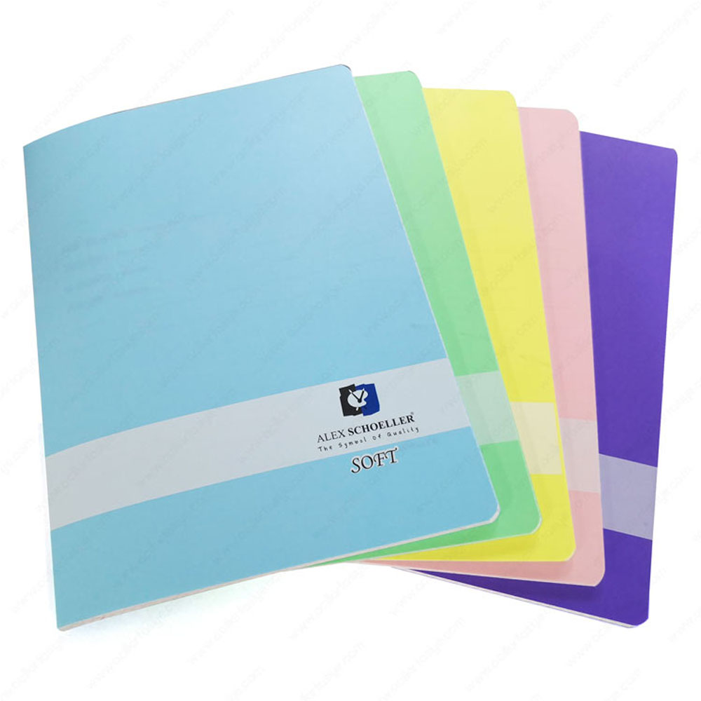 ALEX SCHOELLER A4 80 SYF.SOFT DKŞ.KARELİ PP.KAPAK DEFTER ALX:960