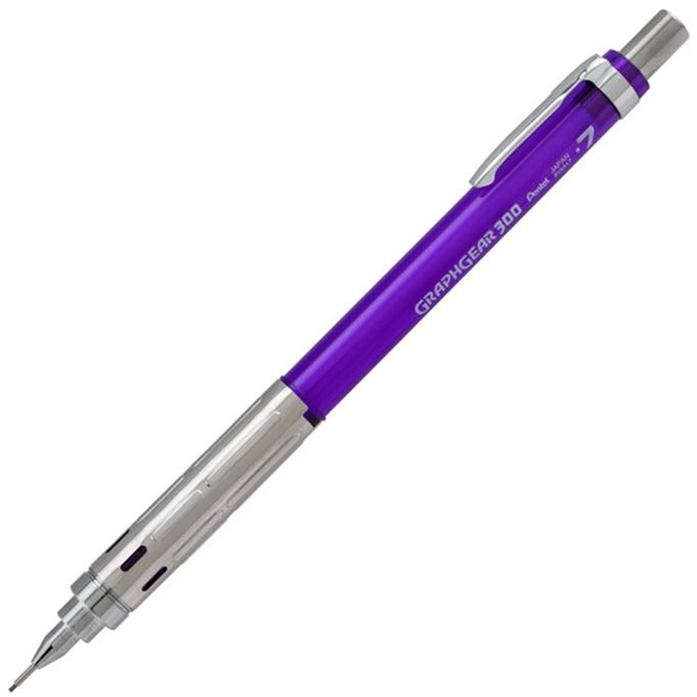 PENTEL TEKNİK ÇİZİM VE YAZI VERSATİLİ 0.7 MM MOR GRAPHGEAR 300