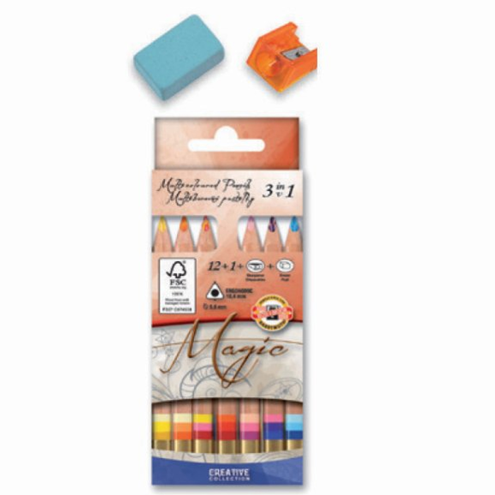KOH-İ NOOR MAGİC PENCİLS 12+1 FSC 100% 3404N