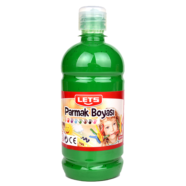 LETS PARMAK BOYASI 500 ML YEŞİL L-5007