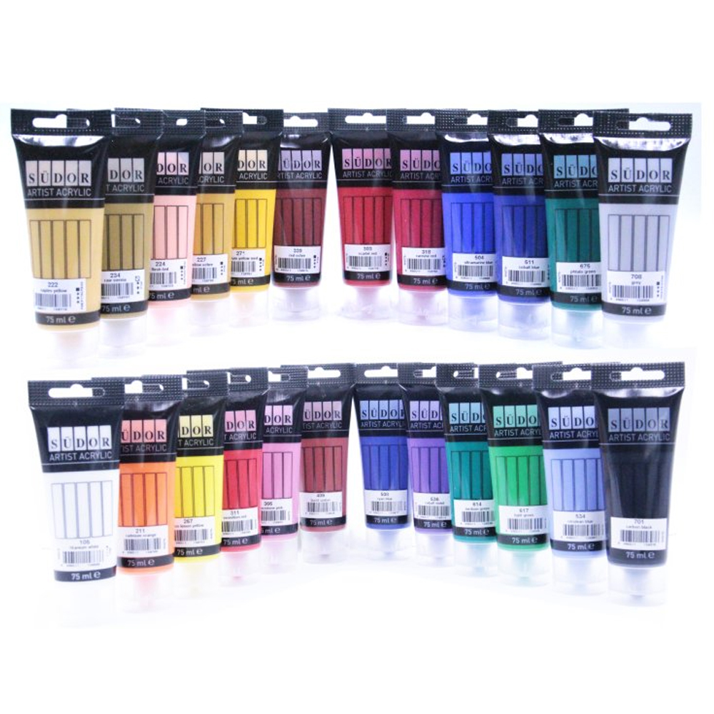 Südor Akrilik Tüp Set 24X75 Ml