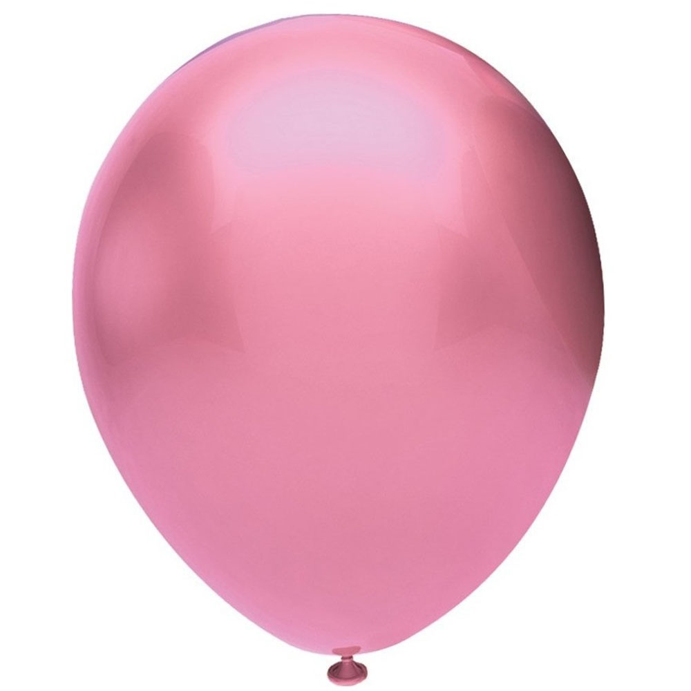 BALONEVİ BALON 12" METALİK PEMBE 12 Lİ