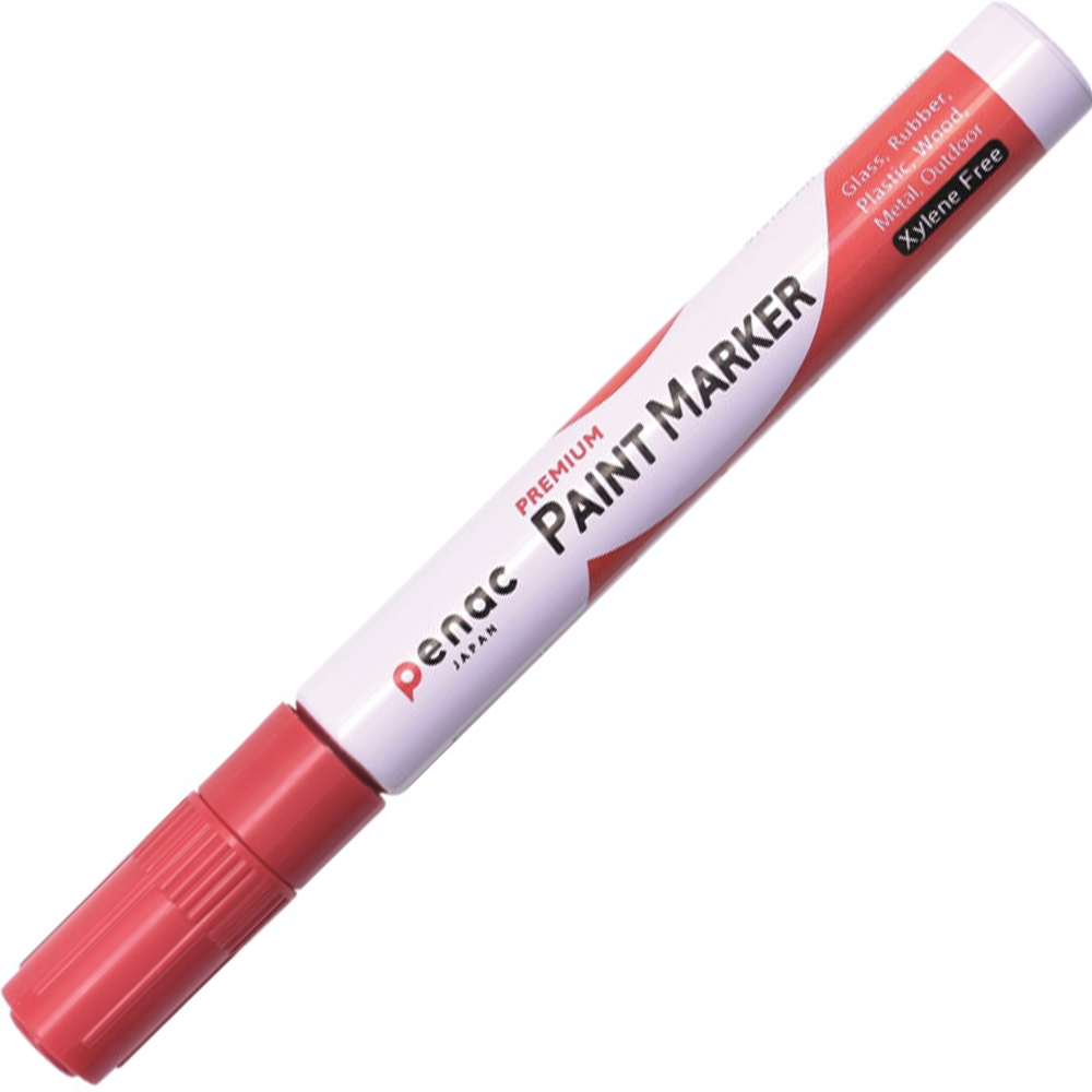 Penac Markör Paint Kırmızı Ot0140-Rd - 12'li Paket