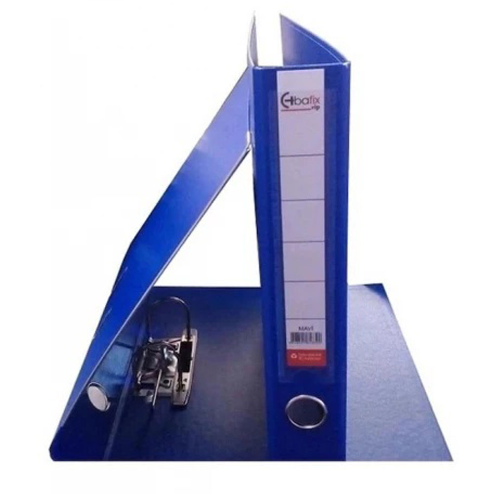 Bafix Büro Klasör Plastik Vip Dar Mavi - 30'lu Koli