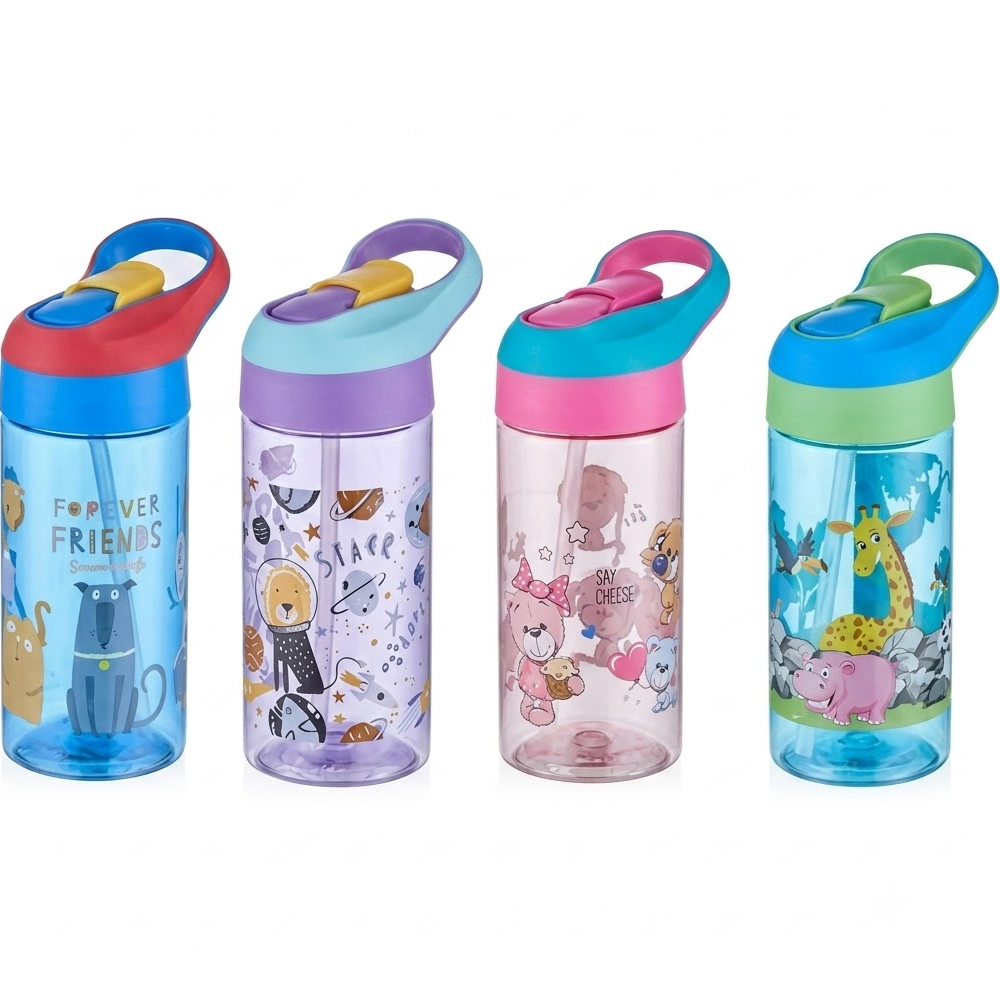 VAGON LİFE MATARA PİPETLİ TRİTAN 500 ML ASORTİ 0301
