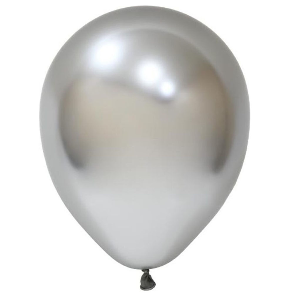 BALONEVİ BALON 12" KROM SİLVER 50 Lİ