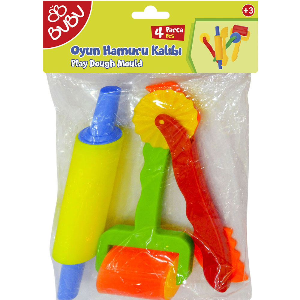 BU-BU OYUN HAMURU KALIBI 4 PARÇA BUBU-HK0012