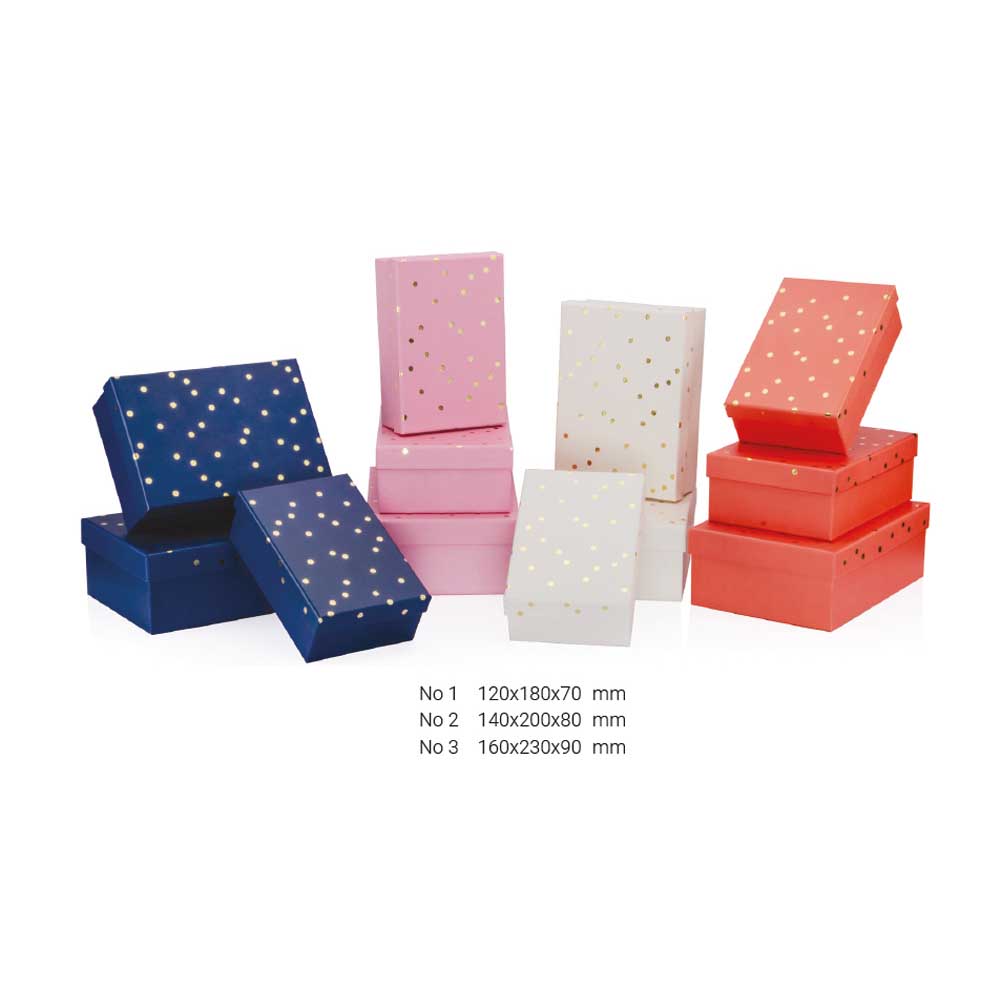 Gıpta Hediye Kutusu Rona Mıx Dikdörtgen 3 Lü Bx67870