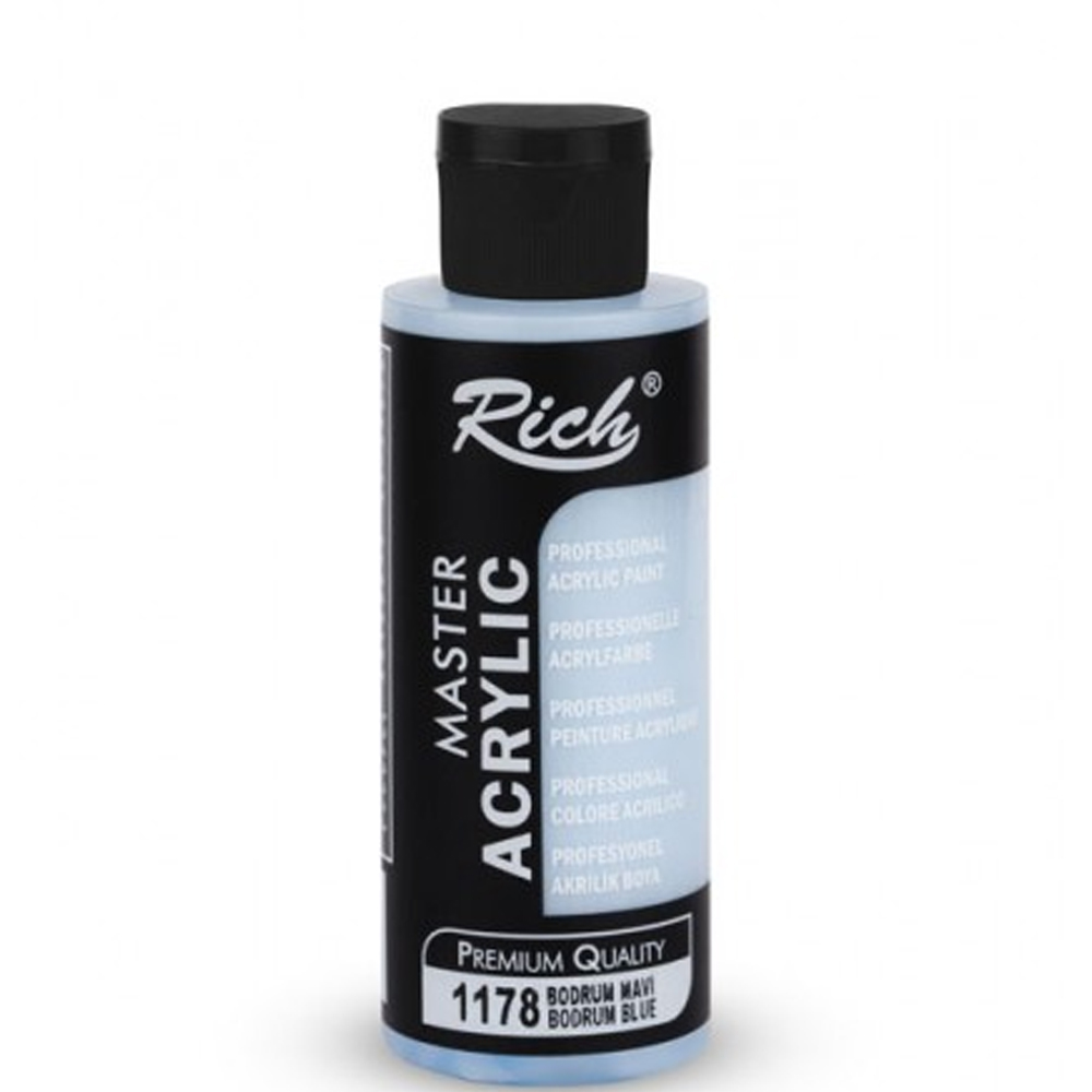 RİCH AKRİLİK BOYA MASTER 120 CC BODRUM MAVİ 120-1178
