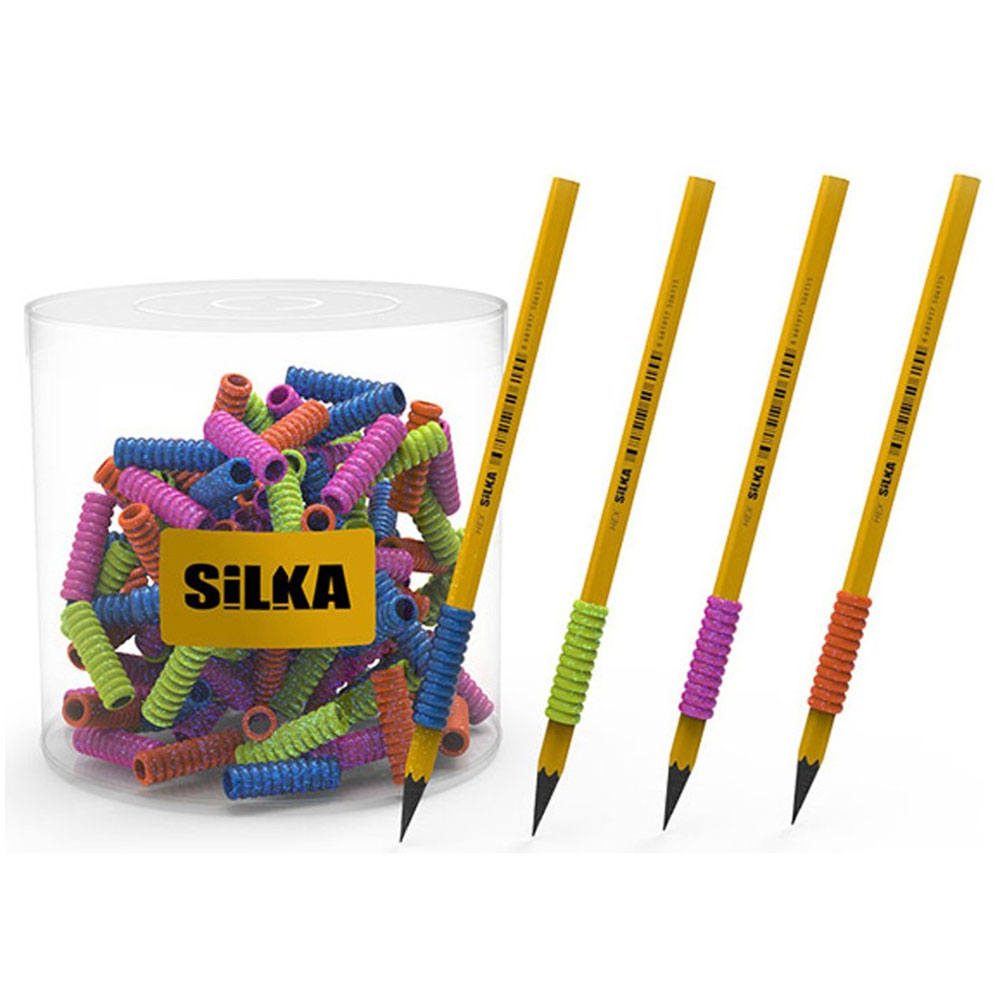 SİLKA SİMLİ SPİRAL KALEM TUTMA APARATI 4 RENK 72 Lİ ART.35S