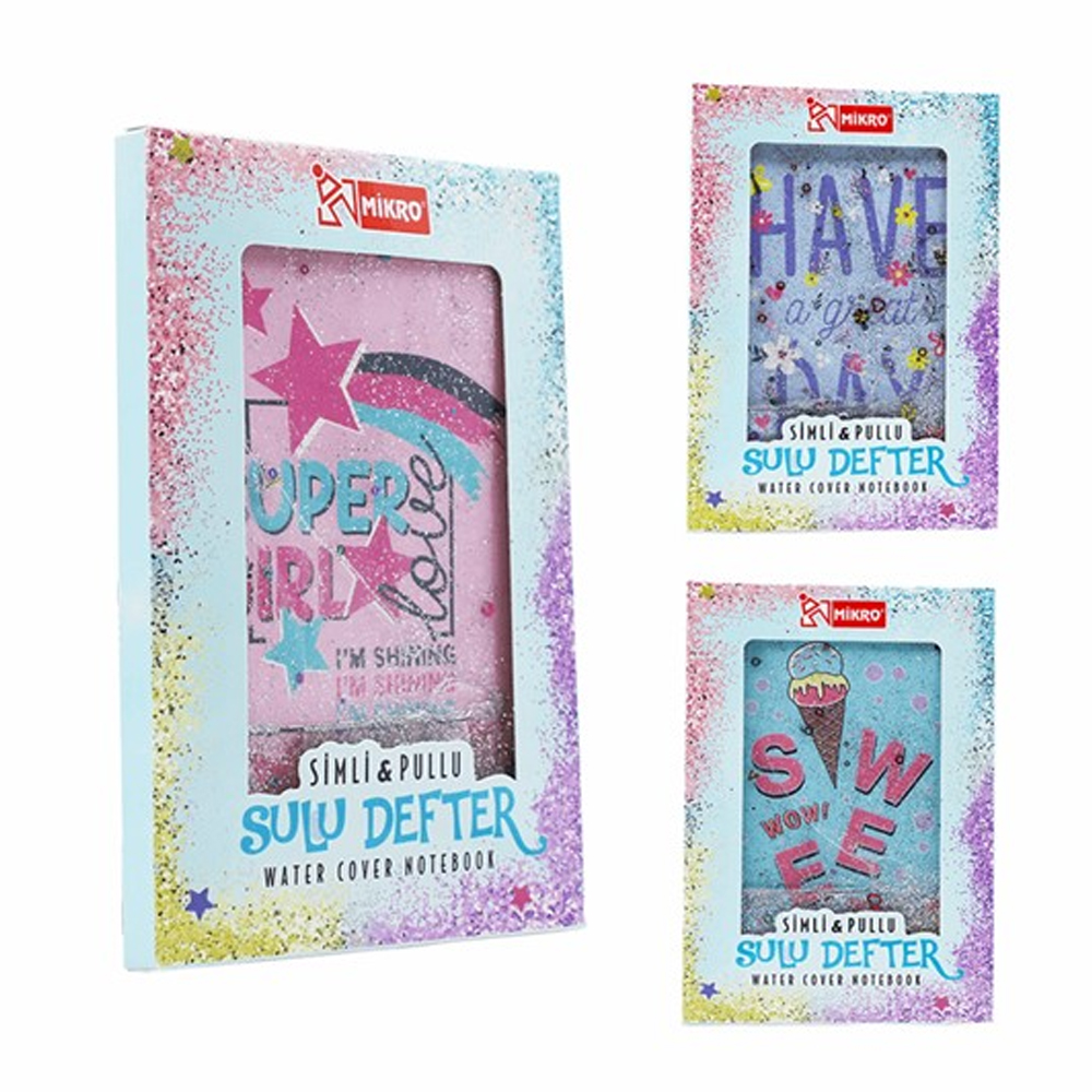 Mikro Not Defteri Renkli Sulu Kapak Nt-260