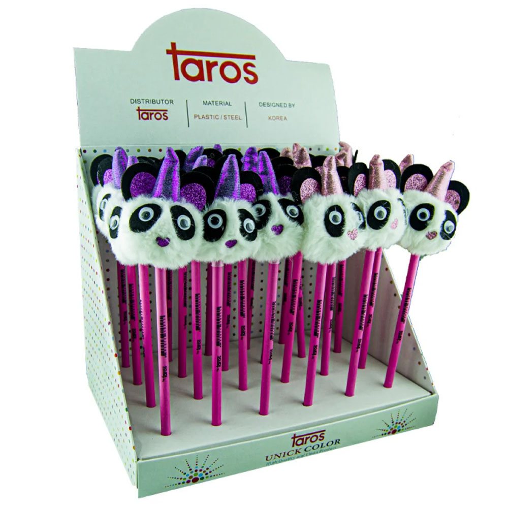 UNİCK COLOR KURŞUN KALEM UNİCORN PANDA TEPELİ 5533