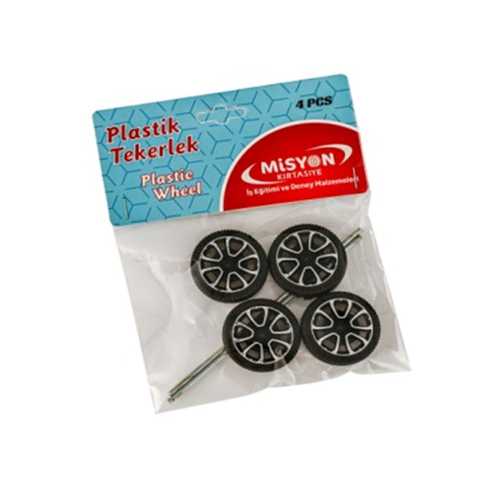 MİSYON PLASTİK TEKERLEK KÜÇÜK 4 LÜ TKR909