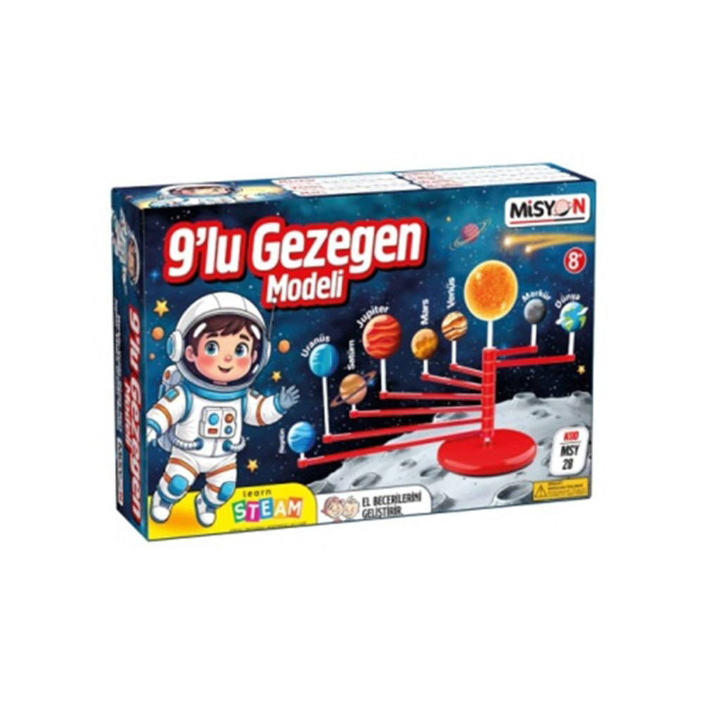 MİSYON GEZEGENLER MODELİ BOYAMALI 9 LU GZG-009