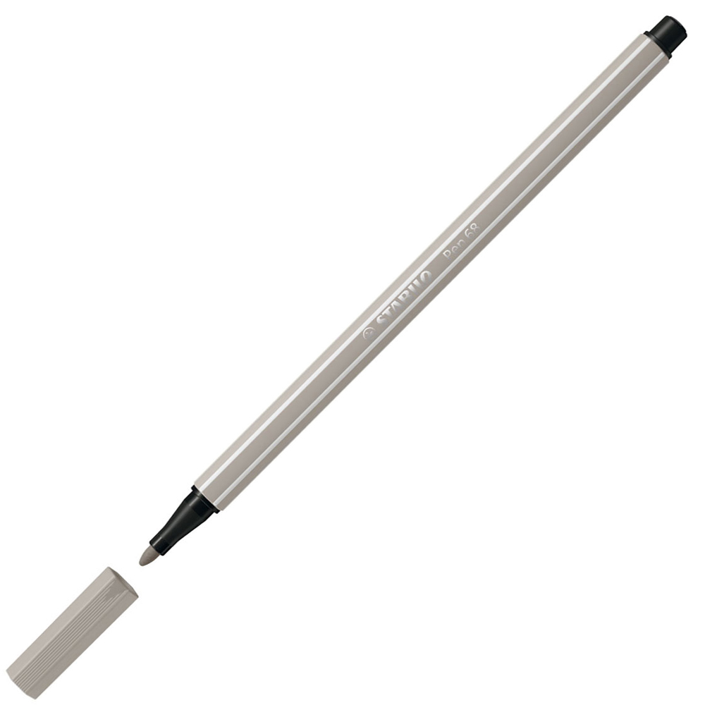 Stabilo Keçe Uçlu Boya Kalemi 1 Mm Sıcak Gri 68/93 - 10'lu Paket