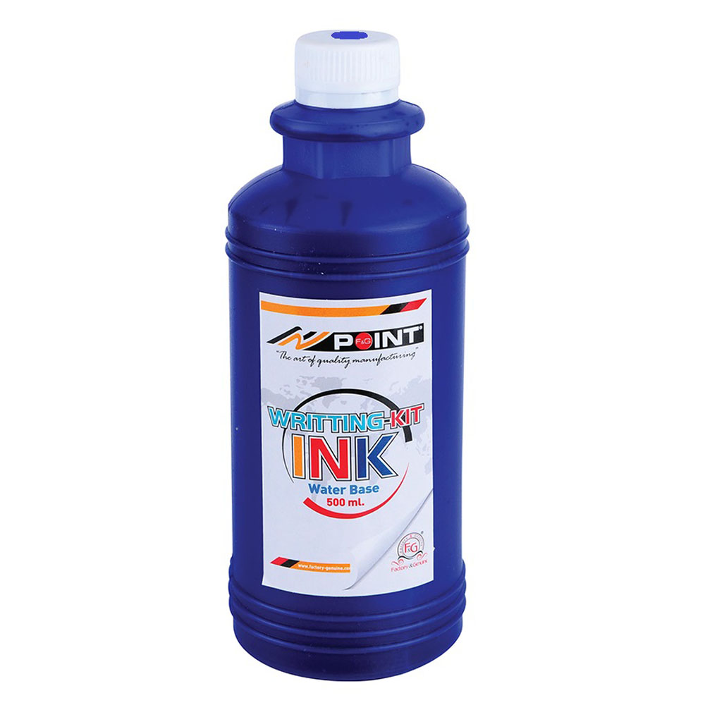 FACTORY MARKET YAZI SETİ MÜRK.(SU BAZLI)MAVİ 500 ML.