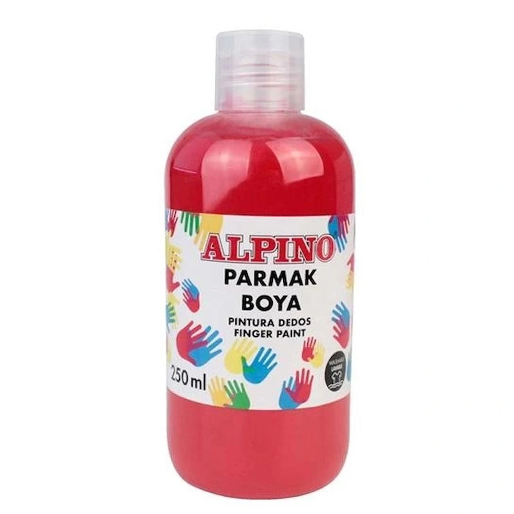 ALPİNO PARMAK BOYASI 250 ML KIRMIZI DD-030072