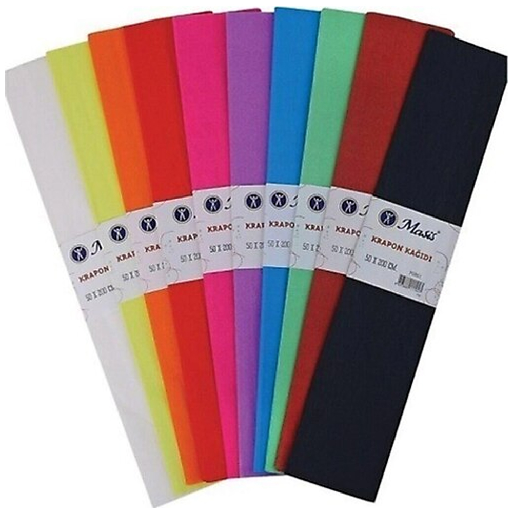 Masis Krapon Kağıdı 10 Lu Açık Turuncu Pgr15 - 10'lu Paket