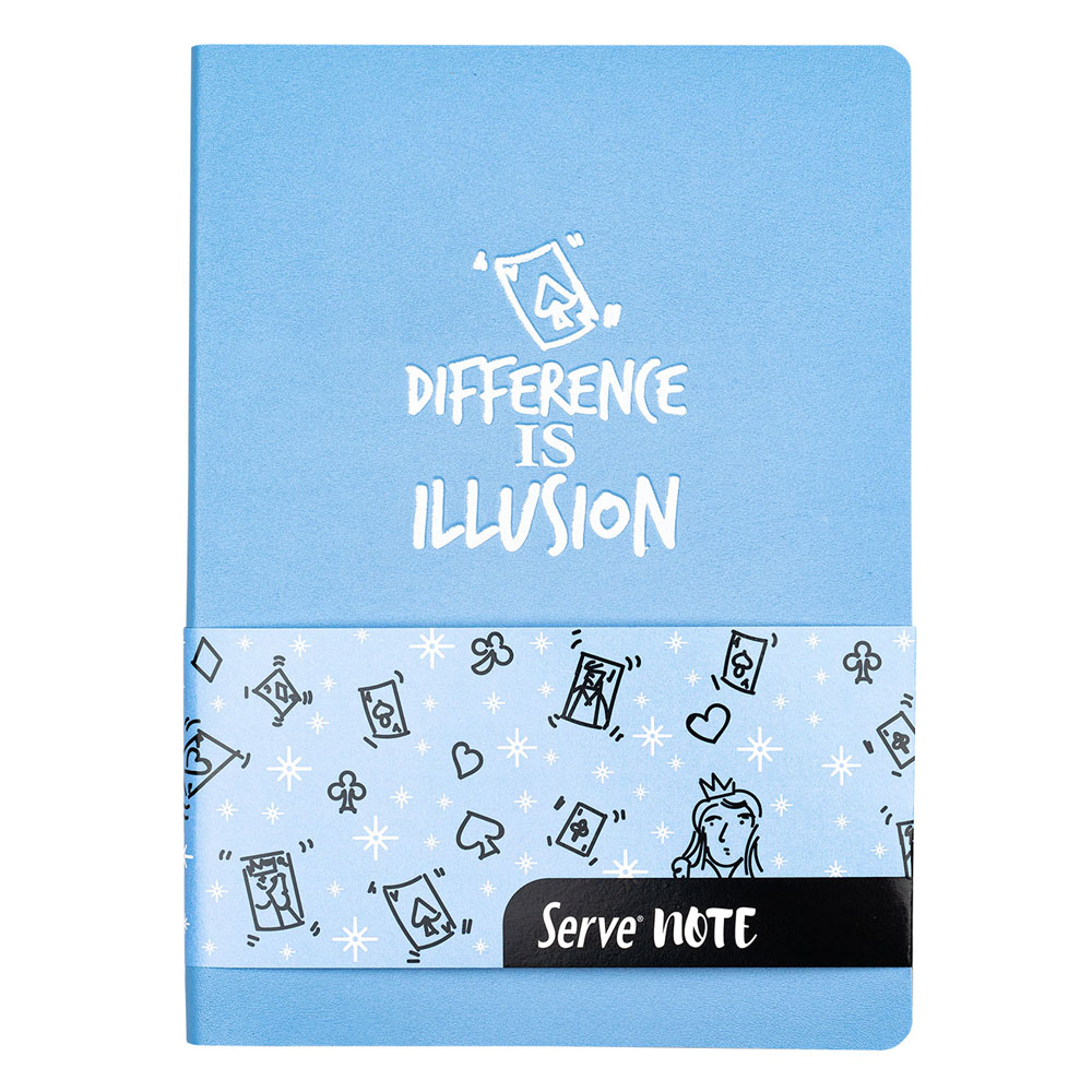 SERVE NOTE DEFTER 15X21 ÇİZGİLİ GÖK MAVİ