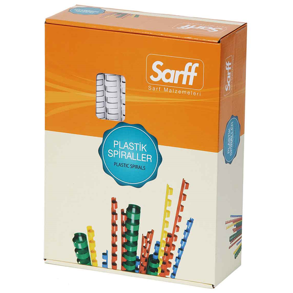 Sarff Spiral Plastik 160 Sy 18 Mm Kırmızı 100 Lü 15312044