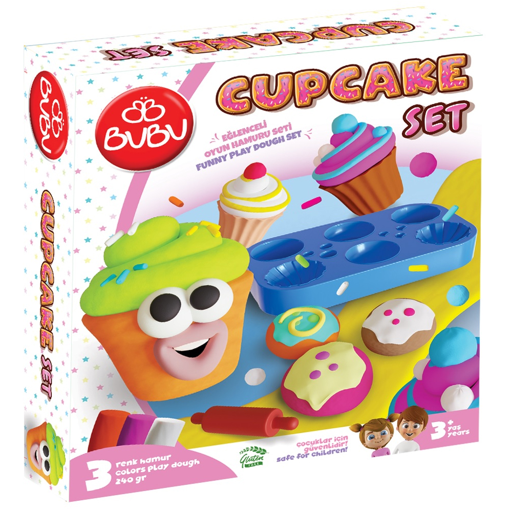 BU-BU OYUN HAMURU SETİ CUPCAKE (S) BUBU-OH0021