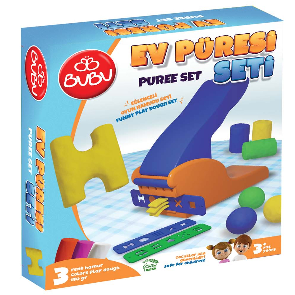 BU-BU OYUN HAMURU SETİ PÜRE (S) BUBU-OH0019