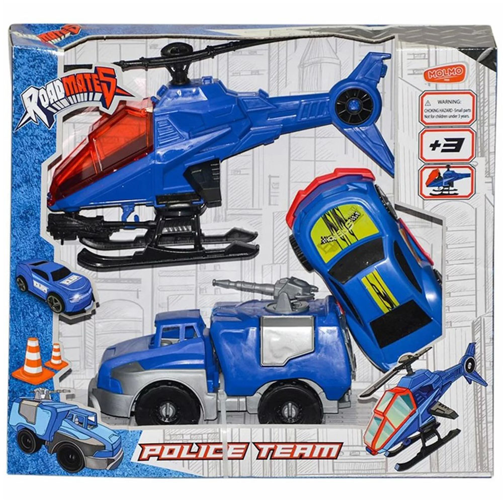 Molmo Roadmates Aksiyon Polis Seti 3 Lü Ml440